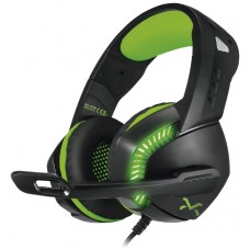 AURICULAR GAMING LEYON NEGRO/VERDE DROXIO