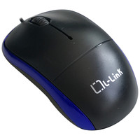 Raton optico usb l - link negro azul