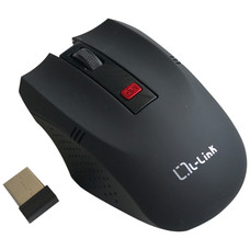Raton optico inalambrico l - link negro