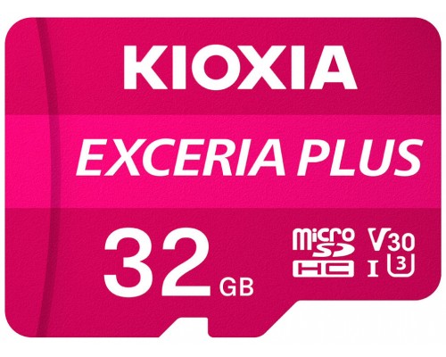 MICRO SD KIOXIA 32GB EXCERIA PLUS UHS-I C10 R98 CON ADAPTADOR