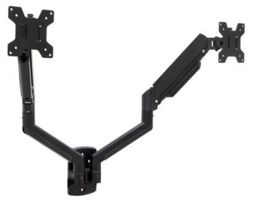 SOPORTE PARED 2 PANTALLAS 13""-43"" GIRO/INCLINABLE LP1434TNR-B NEGRO TOOQ