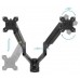 SOPORTE PARED 2 PANTALLAS 13""-43"" GIRO/INCLINABLE LP1434TNR-B NEGRO TOOQ