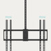 SOPORTE TECHO PANTALLAS 50""-100"" EXTENSIBLE GIRO/INCLINABLE NEGRO TOOQ-AA9 SOPORTE TECHO PANTALLAS 50""-100"" EXTENSIBLE GIRO/INCLINABLE NEGRO TOOQ