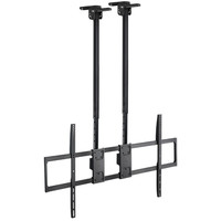 SOPORTE TECHO PANTALLAS 60""-120"" EXTENSIBLE GIRO/INCLINABLE NEGRO TOOQ