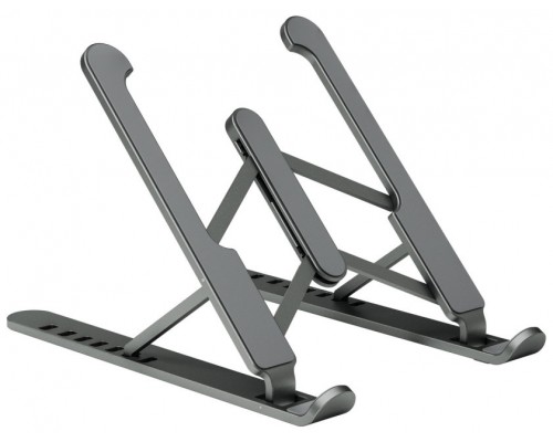 AISENS SOPORTE DE SOBREMESA AJUSTABLE PARA PORTATIL TABLET GRIS OSCURO