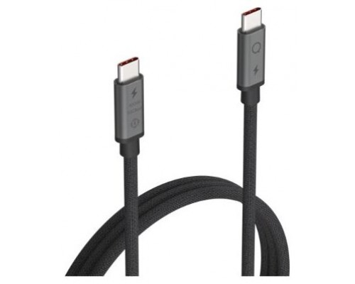 CABLE USB-C A USB-C PRO 100W PD PRO NEGRO 2M LINQ