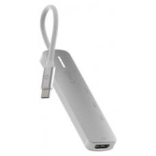 HUB 5 PUERTOS PRO USB-C 140W GRIS LINQ