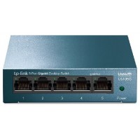 TP-LINK LITEWAVE SWITCH 5 PUERTOS 10/100/1Gbit METALICO