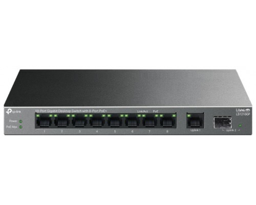 TP-LINK SWITCH 10 PUERTOS 10/100/1Gbit + 8 PoE+