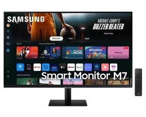 MONITOR SAMSUNG SMART 4K M7 NEGRO LS32DM700UUXEN