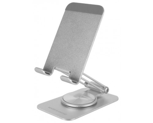 SOPORTE SOBREMESA PARA SMARTPHONE GIRATORIO PLATA MARS GAMING