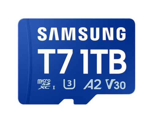 Samsung Micro SDXC T7 1TB clase10 U3 V30 A2-IA51 Samsung Micro SDXC T7 1TB clase10 U3 V30 A2