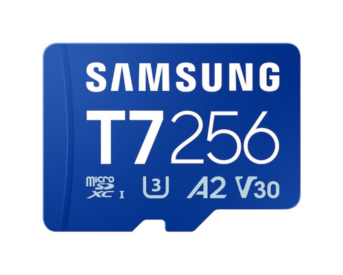 Samsung Micro SDXC T7 256GB clase10 U3 V30 A2