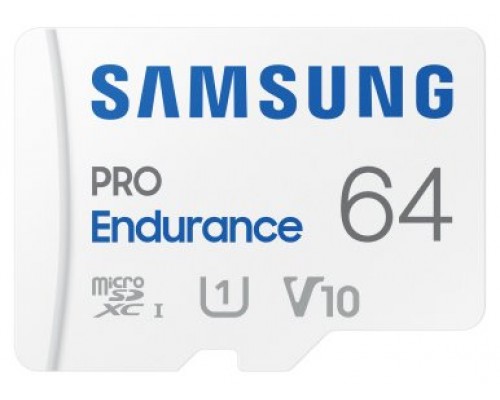 MICRO SD 64 GB PRO ENDURANCE 1 ADAP. CLASS 10 SAMSUNG