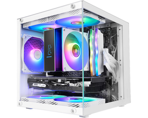 CAJA MINITORRE MICROATX MCCUBE BLANCO MARS GAMING