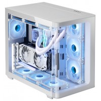 CAJA SEMITORRE ATX MC-FUSION ARGB BLANCO MARS GAMING