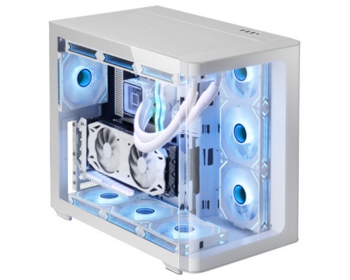 CAJA SEMITORRE ATX MC-FUSION ARGB BLANCO MARS GAMING