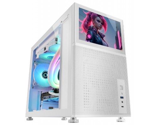 CAJA MINITORRE MICROATX MCLCD BLANCO MARS GAMING