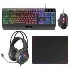 KIT COMBO PACK 4EN1 RGB MCP124 PRO MARS GAMING