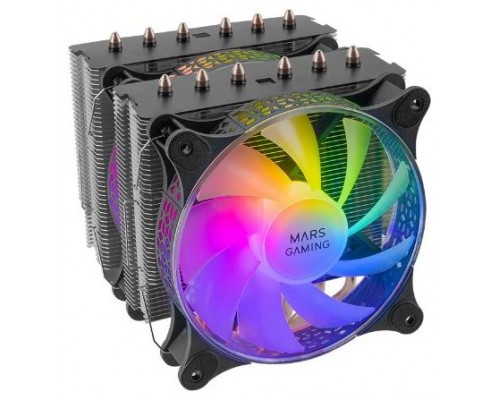 VENTILADOR UNIVERSAL A-RGB MCPU-XT NEGRO MARS GAMING