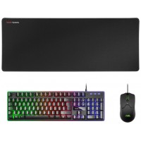 KIT COMBO PACK 3EN1 RGB MCPWX NEGRO MARS GAMING