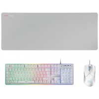 KIT COMBO PACK 3EN1 RGB MCPWX BLANCO MARS GAMING