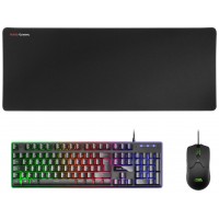 Mars Gaming Combo MCPX GAMING 3IN1 RGB Francés