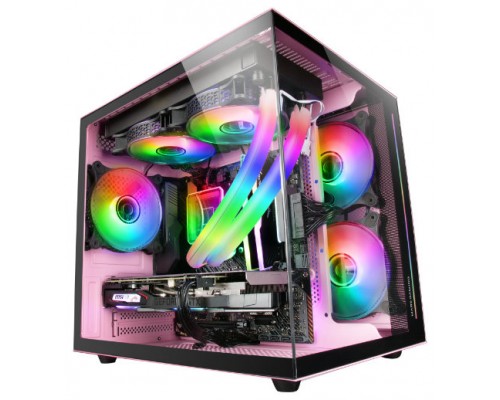 CAJA MICROATX MCVIEW ROSA MARS GAMING