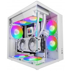 CAJA SEMITORRE ATX MCV-ONE FRGB BLANCO MARS GAMING