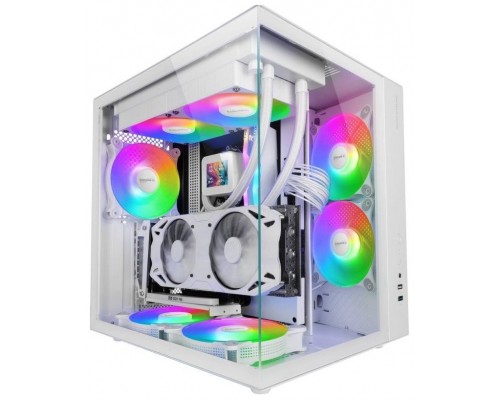 CAJA SEMITORRE ATX MCV-ONE FRGB BLANCO MARS GAMING