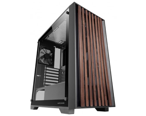 CAJA SEMITORRE ATX MC-WOOD NEGRO MARS GAMING