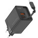 CARGADOR USB PARED USB-C + USB-A GaN 65W NEGRO MARS GAMING