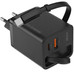 CARGADOR USB PARED USB-C + USB-A GaN 65W NEGRO MARS GAMING