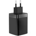 CARGADOR USB PARED USB-C + USB-A GaN 65W NEGRO MARS GAMING
