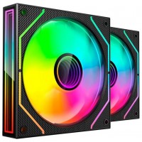 KIT 2 VENTILADORES AUXILIAR MF-3D PROX2R NEGRO MARS GAMING