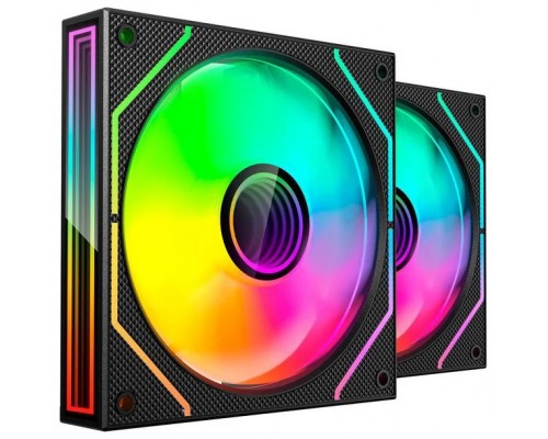 KIT 2 VENTILADORES AUXILIAR MF-3D PROX2R NEGRO MARS GAMING