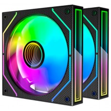 KIT 2 VENTILADORES AUXILIAR MF-3D PRO NEGRO MARS GAMING