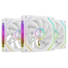 KIT 3 VENTILADORES AUXILIAR MF-LINKFINITY 2R BLANCO MARS GAMING