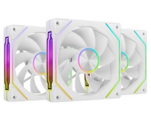 KIT 3 VENTILADORES AUXILIAR MF-LINKFINITY 2R BLANCO MARS GAMING