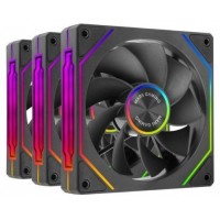 KIT 3 VENTILADORES AUXILIAR MF-LINKFINITY 2R NEGRO MARS GAMING
