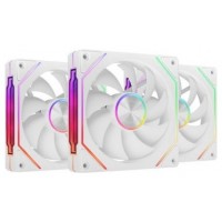 KIT 3 VENTILADORES AUXILIAR MF-LINKFINITY 2 BLANCO MARS GAMING