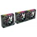 KIT 3 VENTILADORES AUXILIAR MF-LINKFINITY 2 NEGRO MARS GAMING