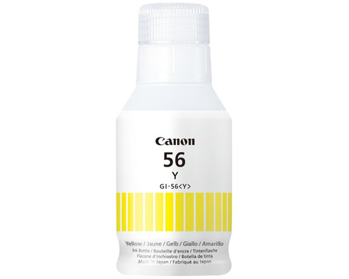Botella tinta canon gi - 56y amarillo 135ml-MR9 Botella tinta canon gi - 56y amarillo 135ml