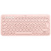 Teclado logitech k380 multi - device bluetooth rosa-MR14 Teclado logitech k380 multi - device bluetooth rosa