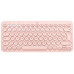 Teclado logitech k380 multi - device bluetooth rosa-MR14 Teclado logitech k380 multi - device bluetooth rosa