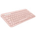 Teclado logitech k380 multi - device bluetooth rosa-MR14 Teclado logitech k380 multi - device bluetooth rosa