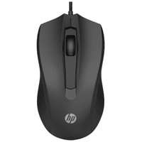 Raton cable hp 100 usb negro-3MR Raton cable hp 100 usb negro