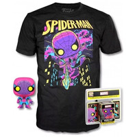 Pop & tee marvel spiderman black-4MR Pop & tee marvel spiderman black