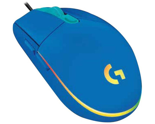 Mouse raton logitech g102 lightsync azul