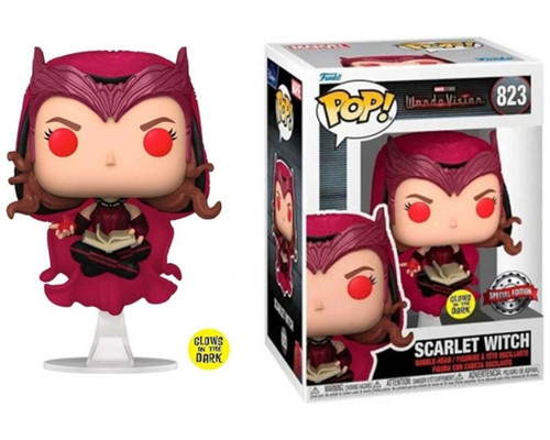 Funko pop marvel wandavision glows scarlet-MR3 Funko pop marvel wandavision glows scarlet